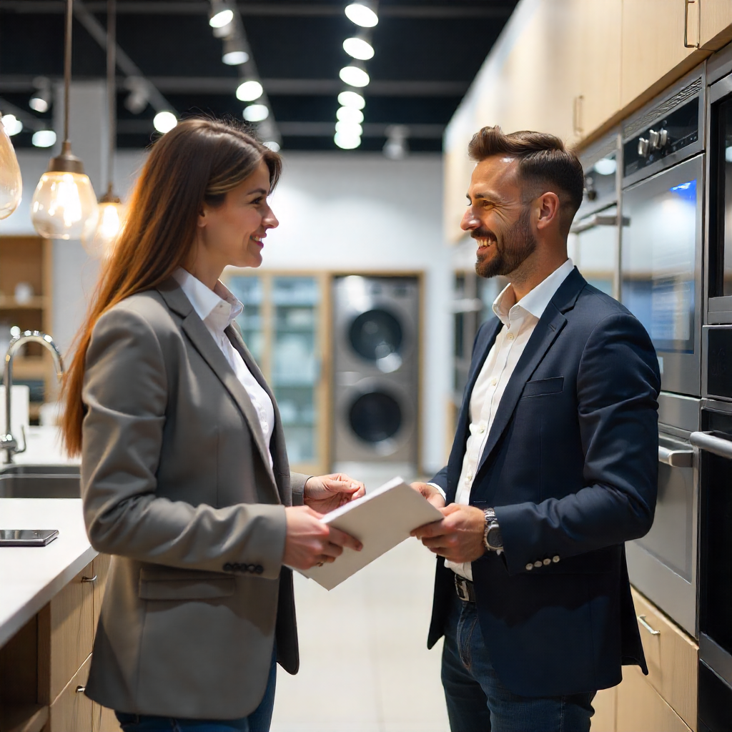 Modern kitchen with appliances